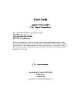Agilent Technologies E8257C PSG User manual