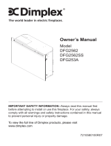 Dimplex DFG253A User manual