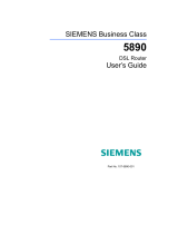 Siemens 5890 User manual