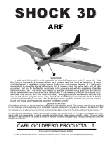 Carl Goldberg Products Shock 3D Park Flyer ARF Owner's manual