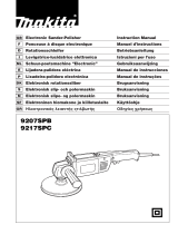 Makita 9207SPB Owner's manual