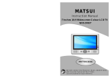 Matsui Flat Panel Television MAT7DB2656E User manual