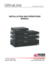 Rose electronic UL-V3 User manual