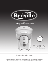 Breville Aqua Fountain AF5 User manual