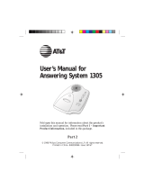 AT&T 1305 User manual