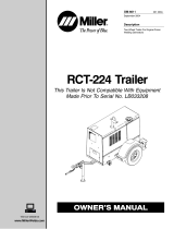 Miller RCT-224 Trailer User manual