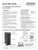 Aleratec 1:11 HDD Copy Cruiser IDE/SATA Quick start guide