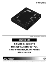 Altinex SW104-130 User manual