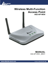 Atlantis Wireless Multi-Function Access Point User manual