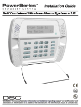 DSCover Satellite Products PowerSeries SCW9047-433 v1.0 User manual