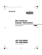 Sony KV-32LS60U User manual