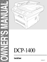 Brother DCP1400 User manual