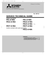 Mitsubishi Electric MSZ-ANA User manual