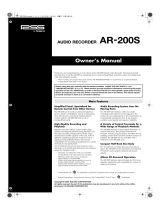 Roland AR-200S User manual