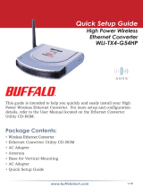 Buffalo WLI-TX4-G54HP Installation guide