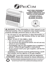 ProCom Heating ML150TPA Installation guide