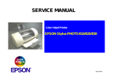 Epson 820 User manual