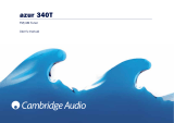 Cambridge Audio Azur 340T User manual