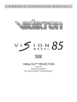 Vidikron Vision 75/CineWide with AutoScope User manual