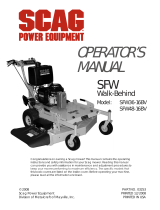 Scag Power Equipment SFW36-16BV User manual