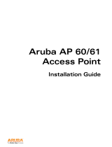 Aruba Networks Aruba AP 60/61 User manual