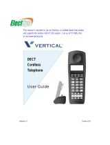 Vertical DECT Cordless Telephone User manual