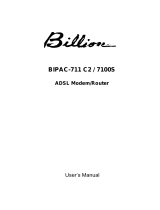 Billion BIPAC-711 C2 User manual