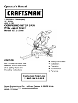 Craftsman 137.212140 User manual