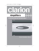 Clarion DPX1001.1 User manual