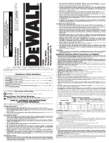 DeWalt DW896 User manual