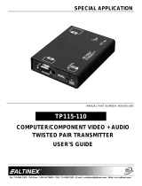 Altinex TP115-111 User manual