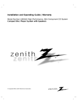 Zenith LMG340 User manual