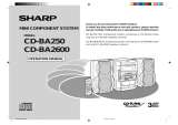 Sharp CD-BA250 User manual
