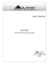 Alto CYCLONE User manual