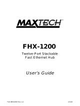 MaxTech FHX-1200 User manual