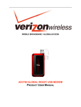 Verizon AD3700 User manual