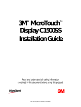 3M FPD Touch Monitor User manual