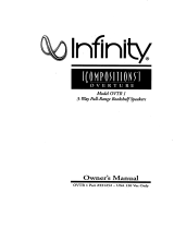 Infinity OVTR 1 User manual
