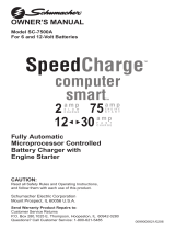 Schumacher SC-7500A SpeedCharge Owner's manual