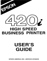 Epson CR-420i User manual