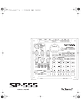 Roland SP-555 User manual