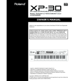 Roland XP-30 User manual