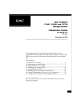 EMC CX500 User manual
