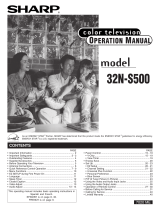 Sharp 32N-S500 Operation Manual User manual