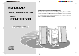 Sharp CD-CH1500 User manual