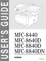 Brother 8840DN - B/W Laser - All-in-One User manual