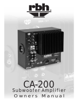 RBH Sound CA-200 User manual