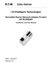 Eaton DeviceNet Starter Network Adapter D77B-DSNAP User manual