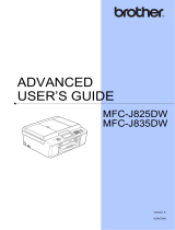 Brother MFC-J825DW User manual