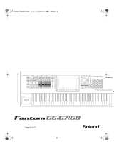 Roland Fantom G7 Owner's manual